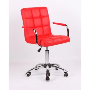 Косметичне крісло Milan червоне кожзам