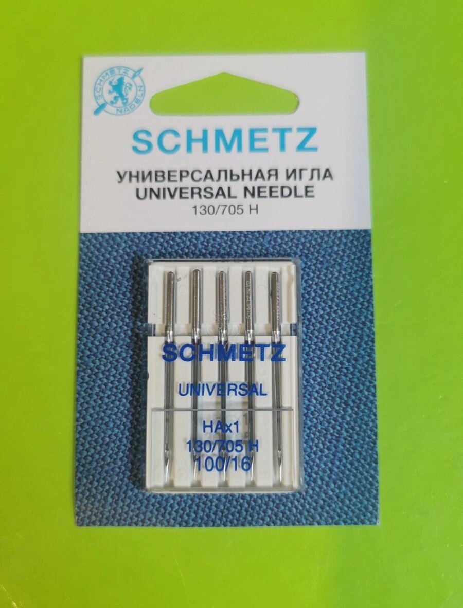 Голки для швейної машини Schmetz Universal NEEDLE 130/705H №75 (набір -5шт) від компанії СамСебеМастер - фото 1