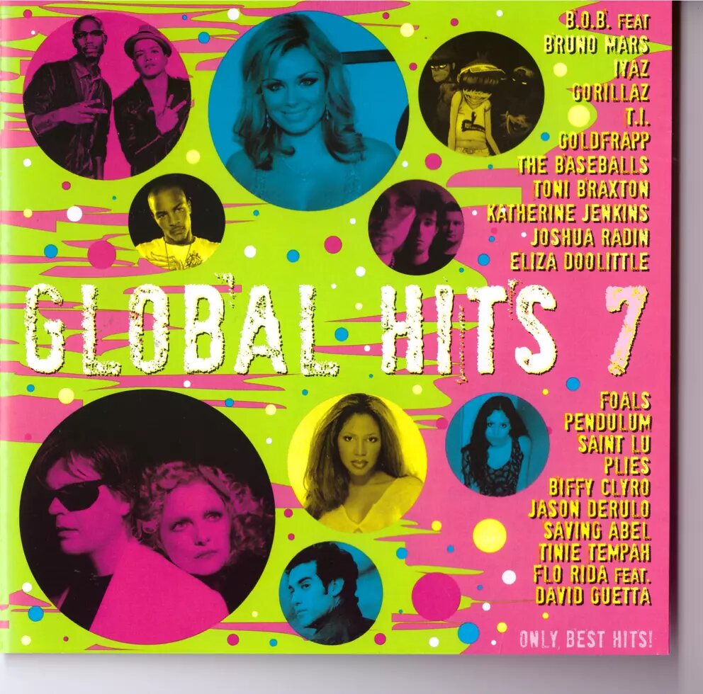 CD-диск Various Global Hits (vol. 7) від компанії Книгарня БУККАФЕ - фото 1