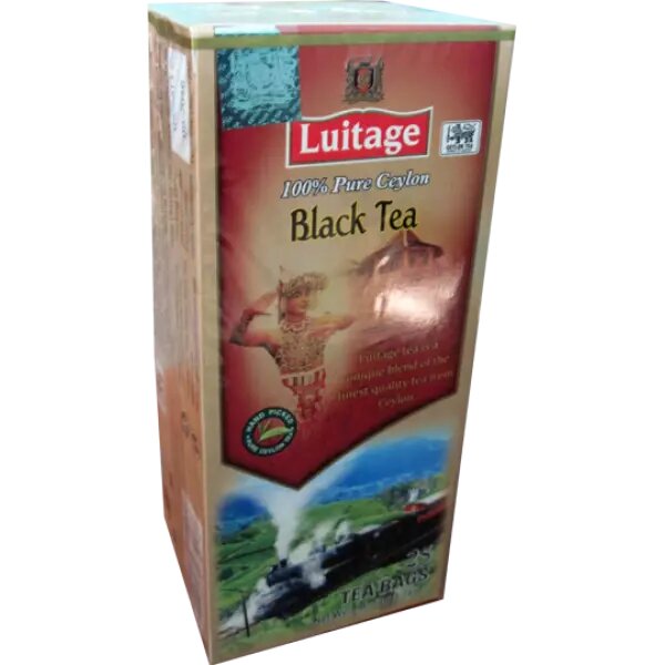 Чорний чай "Luitage" в пакетиках від компанії Стродо - фото 1