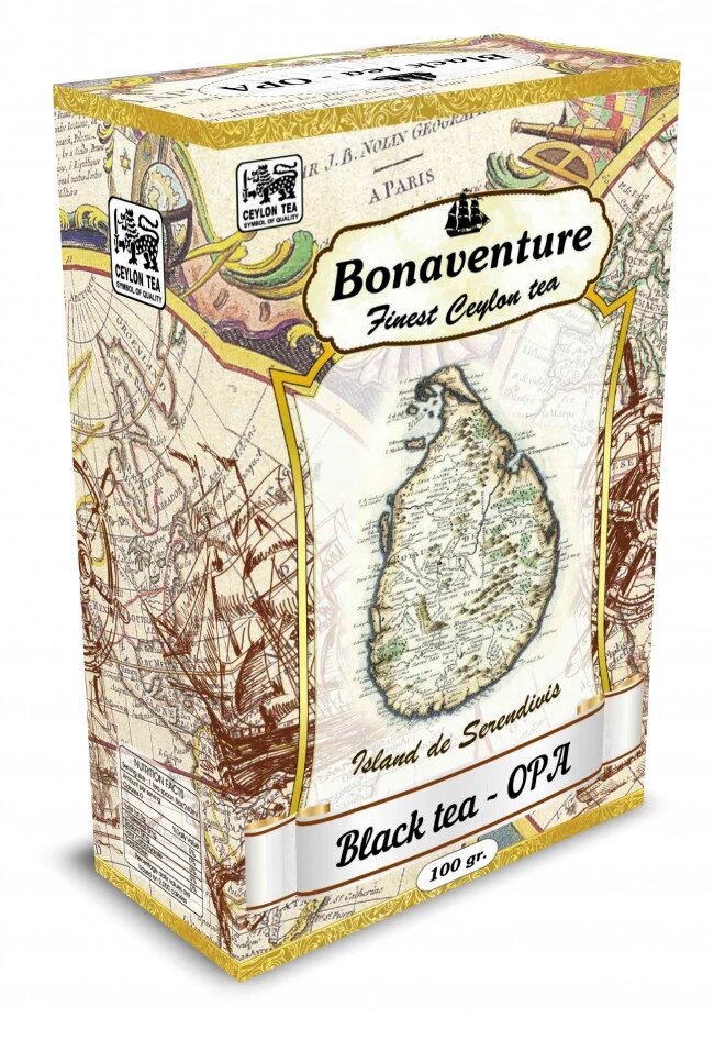 Чорний крупнолистовий чай OPA - Bonaventure (100 гр.) від компанії Стродо - фото 1