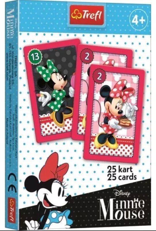 Дитячі ігрові картки Мінні Маус (25 карт) 08486 (Trefl) від компанії Стродо - фото 1