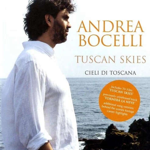DVD-диск Andrea Bocelli - Tuscan skies (2001) від компанії Стродо - фото 1