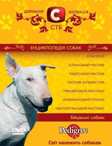 DVD-диск Домашня колекція СТБ: Енциклопедія собак - Бійцівські собаки від компанії Стродо - фото 1