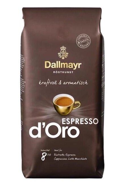 Кава Dallmayr Espresso d'Oro в зернах (1000 g) від компанії Стродо - фото 1