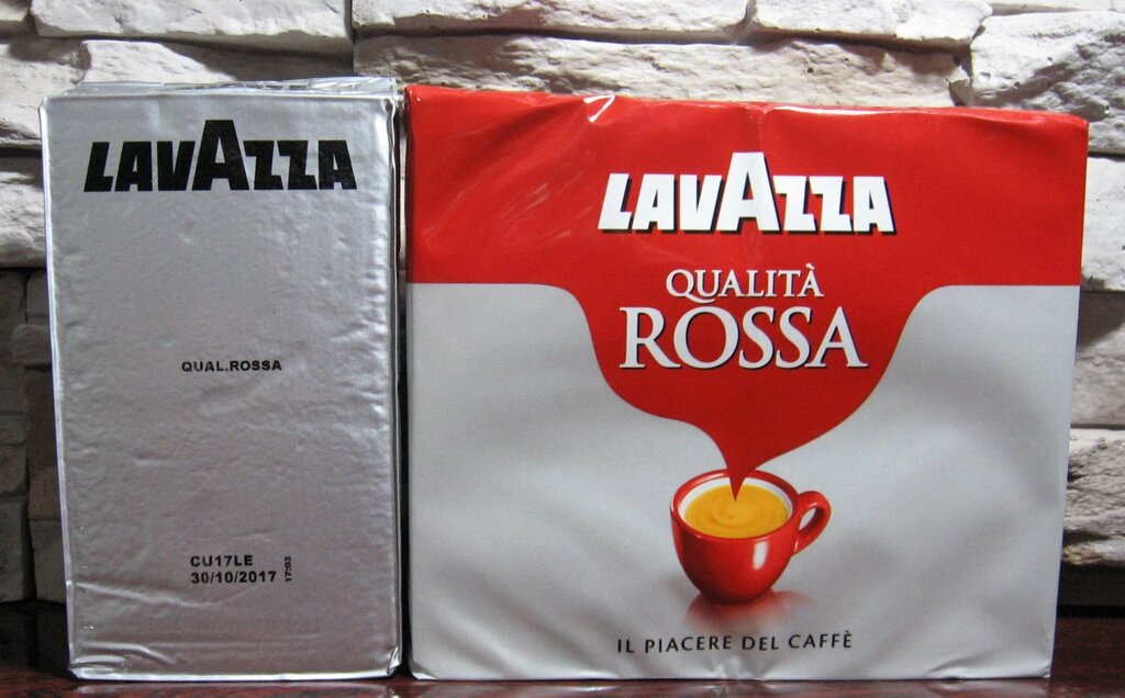Кава мелена Lavazza QUALITA Rossa (брикет) (250 г) оригінал ##от компании## СТРОДО - ##фото## 1