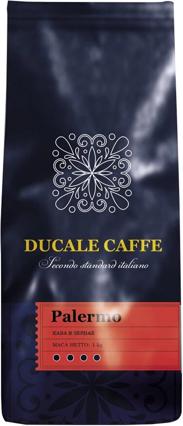 Кава зернова Ducale Caffe Palermo 1000g від компанії Стродо - фото 1
