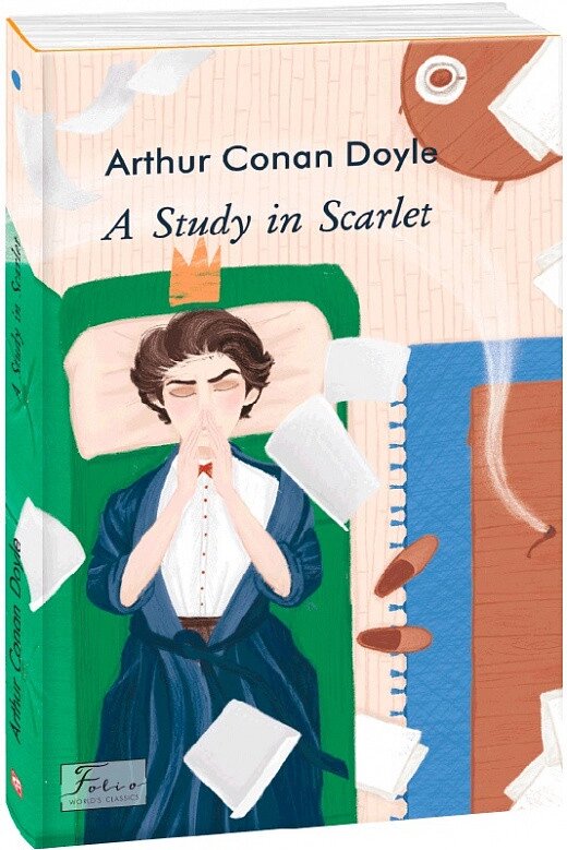 Книга A Study in Scarlet (Етюд у багряних тонах). Автор - Arthur Conan Doyle (Folio) (анл.) від компанії Книгарня БУККАФЕ - фото 1