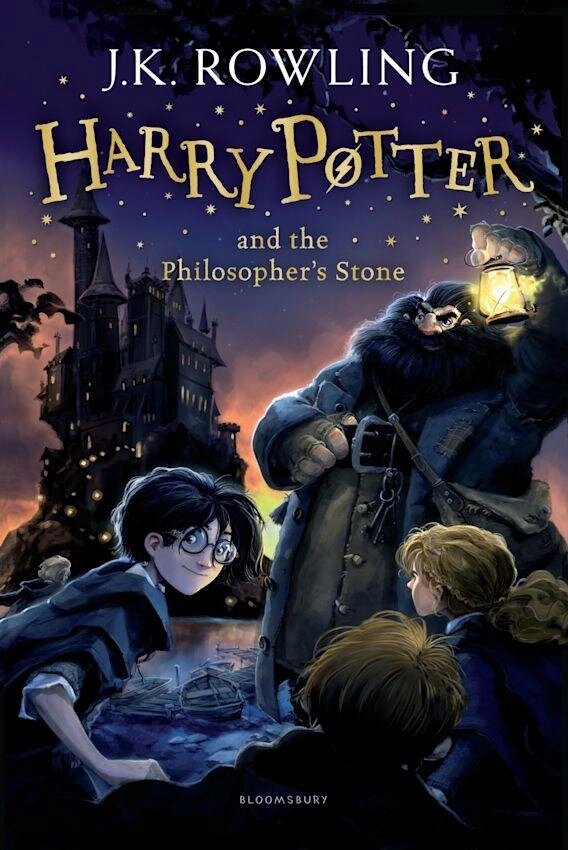 Книга Harry Potter and the philosopher's Stone. Автор - J. K. Rowling (Bloomsbury) від компанії Стродо - фото 1