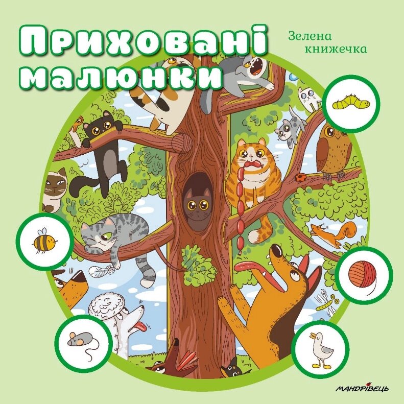 Книга Приховані малюнки. Зелена книжечка (Мандрівець) від компанії Книгарня БУККАФЕ - фото 1