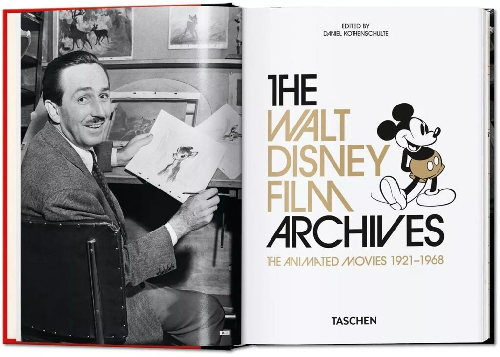 Книга The Walt Disney Film Archives. The Animated Movies 1921-1968. Автор - Daniel Kothenschulte (Taschen) від компанії Стродо - фото 1