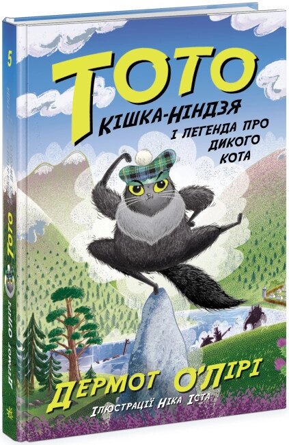 Книга Тото. Кішка-ніндзя і легенда про дикого кота. Книга 5. Автор - Дермот О'Лірі (Ранок) від компанії Книгарня БУККАФЕ - фото 1