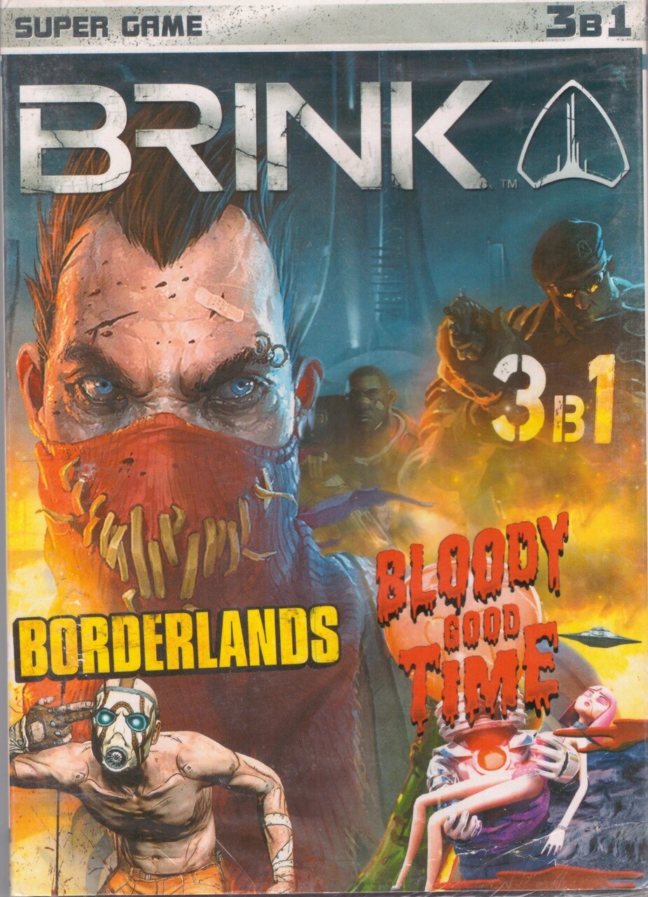 Комп'ютерна гра 3в1: Brink. Bloody Good Time. Borderlands (PC DVD) від компанії Книгарня БУККАФЕ - фото 1