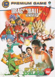 Комп'ютерна гра 3в1: Dragon Ball Xenoverse. Stay Dead. Kick-Ass 2 (PC DVD)