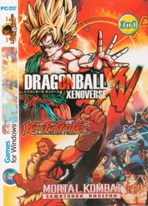 Комп'ютерна гра 3в1: Kung Fu Strike: The Warrior's Rise. Mortal Kombat. Dragon Ball Xenoverse (PC DVD)