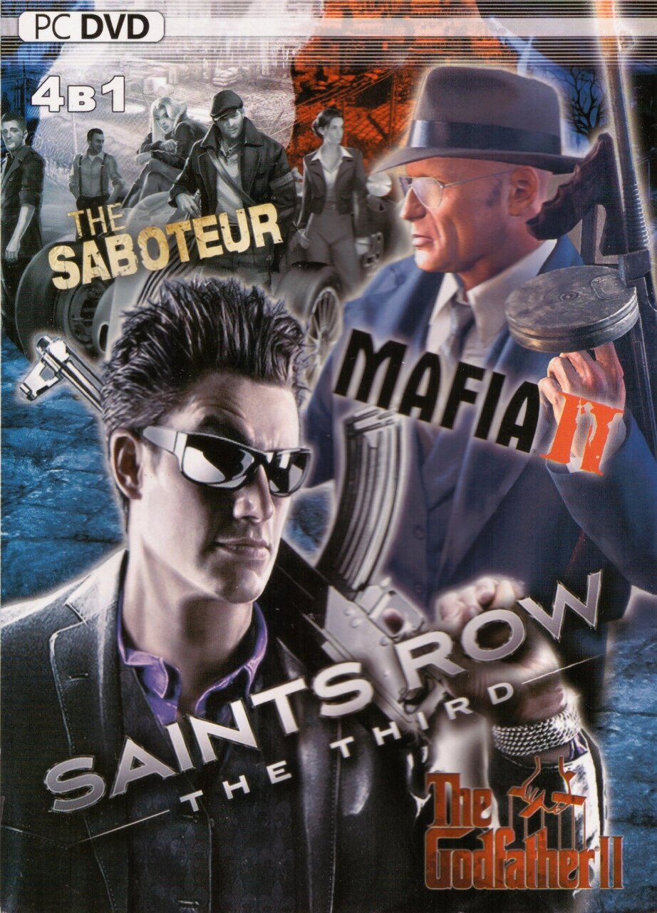 Комп'ютерна гра 4в1: The Saboteur: Mafia II. Saints Row: The Third. Saints Row: The Third (PC DVD) (2 DVD) від компанії Стродо - фото 1