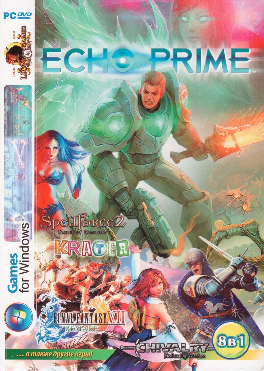 Комп'ютерна гра 8в1: Krater. Echo Prime. Steel Walker. Final Fantasy VII Remake (PC DVD) від компанії Книгарня БУККАФЕ - фото 1