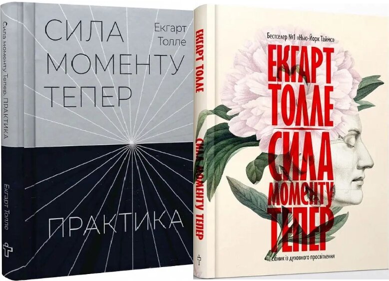 Комплект книг Сила моменту. Тепер і Сила моменту. Тепер. Практика. Автор - Екгарт Толле (Terra Incognita) від компанії Стродо - фото 1