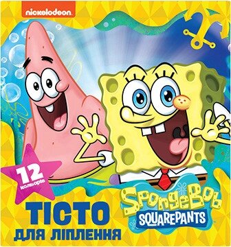 Набір тіста для ліплення SpongeBob SquarePants (122728) (Перо) від компанії Книгарня БУККАФЕ - фото 1