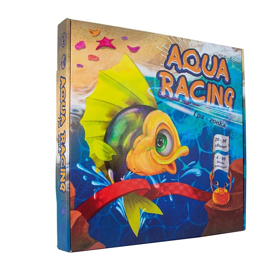 Настільна гра "Aqua racing" (Strateg) від компанії Стродо - фото 1