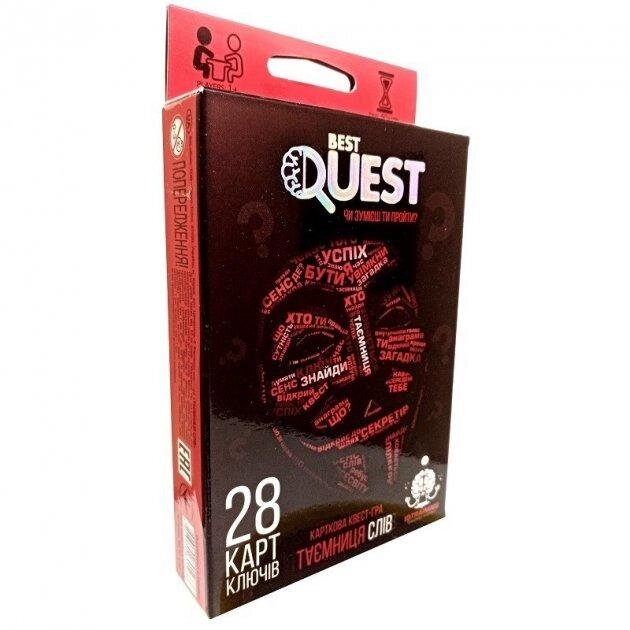 Настільна гра Best Quest Таємниця слів BQ-01-01UA (Danko Toys) (укр.) від компанії Стродо - фото 1