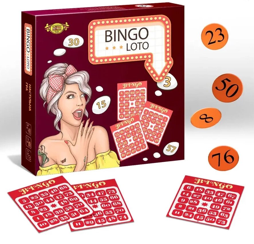 Настільна гра Bingo Лото. МКМ0315 (Талант) від компанії Стродо - фото 1