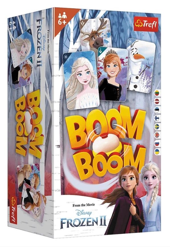 Настільна гра Бум-Бум: Крижане Серце 2 (Boom-Boom: Disney Frozen 2) 02007 (Trefl) від компанії Книгарня БУККАФЕ - фото 1