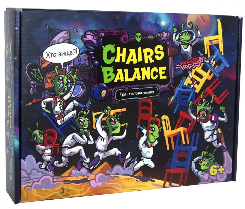 Настільна гра Chairs Balance (Strateg) від компанії Стродо - фото 1