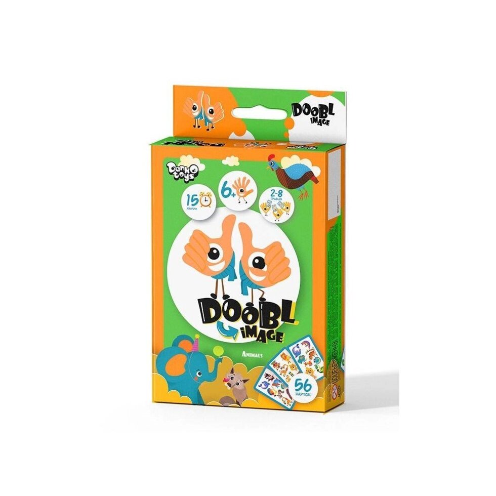 Настільна гра "Doobl Image mini" DBI-02-03U (Danko Toys) (укр.) від компанії Книгарня БУККАФЕ - фото 1