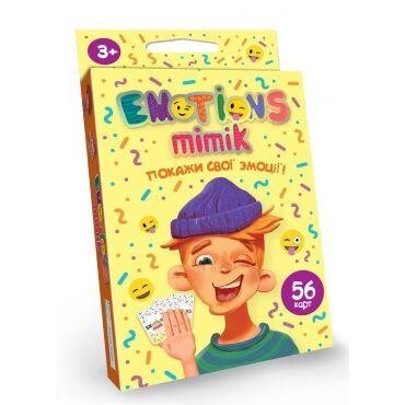 Настільна гра "EMOTIONS MIMIK" (Danko Toys) від компанії Книгарня БУККАФЕ - фото 1