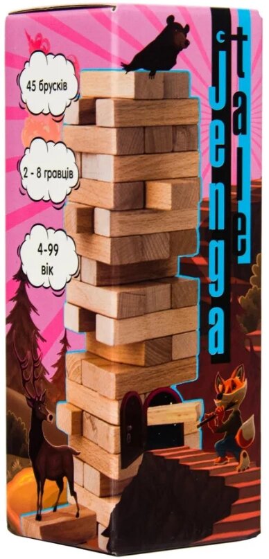 Настільна гра "Jenga Tale" 30965 (Strateg) від компанії Стродо - фото 1