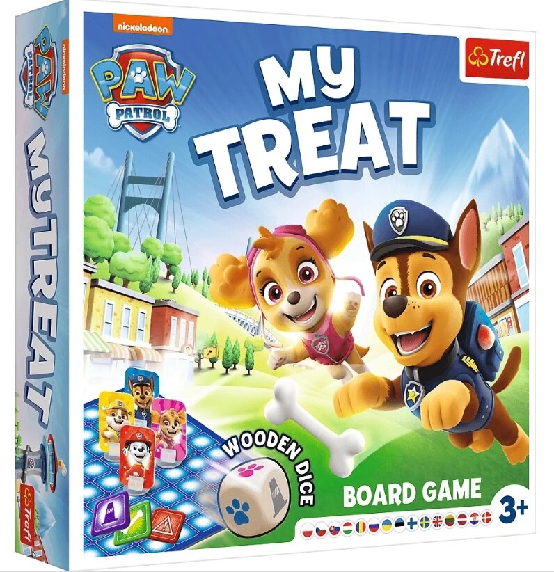 Настільна гра My Treat: Paw Patrol. Моя Кісточка: Щенячий Патруль 02263 (Trefl) від компанії Книгарня БУККАФЕ - фото 1