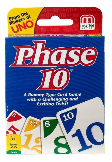 Настільна гра Phase 10 (Mattel) від компанії Стродо - фото 1