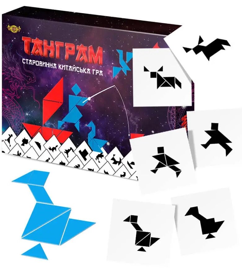Настільна гра Танграм. МКС0233 (Талант) від компанії Стродо - фото 1