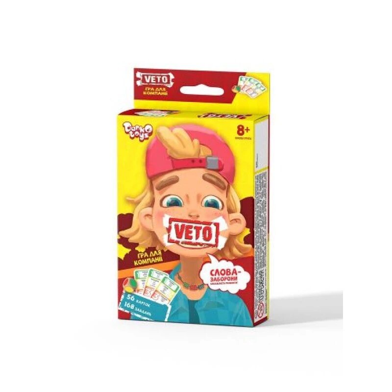 Настільна гра "VETO MINI" (Danko Toys) від компанії Книгарня БУККАФЕ - фото 1