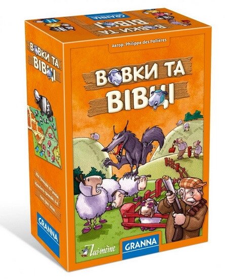 Настільна гра Вовки та Вівці (Granna) від компанії Книгарня БУККАФЕ - фото 1