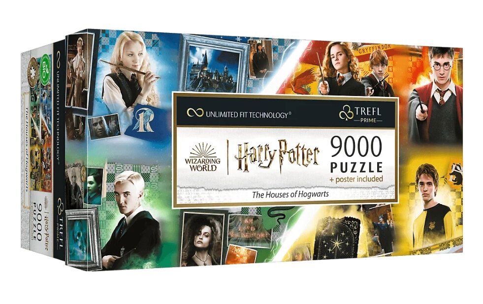 Пазл Harry Potter. The Houses of Hogwarts. Гаррі Поттер. Будинки Хогвартса (9000 ел.) 81023 (Trefl) від компанії Книгарня БУККАФЕ - фото 1