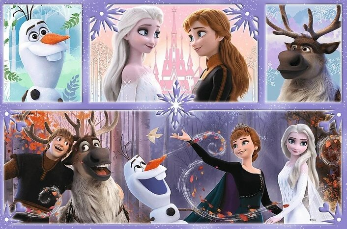 Пазл Крижане серце-2. Світ, сповнений магії Disney Frozen 2 (24 ел.) 14345 (Trefl) від компанії Книгарня БУККАФЕ - фото 1