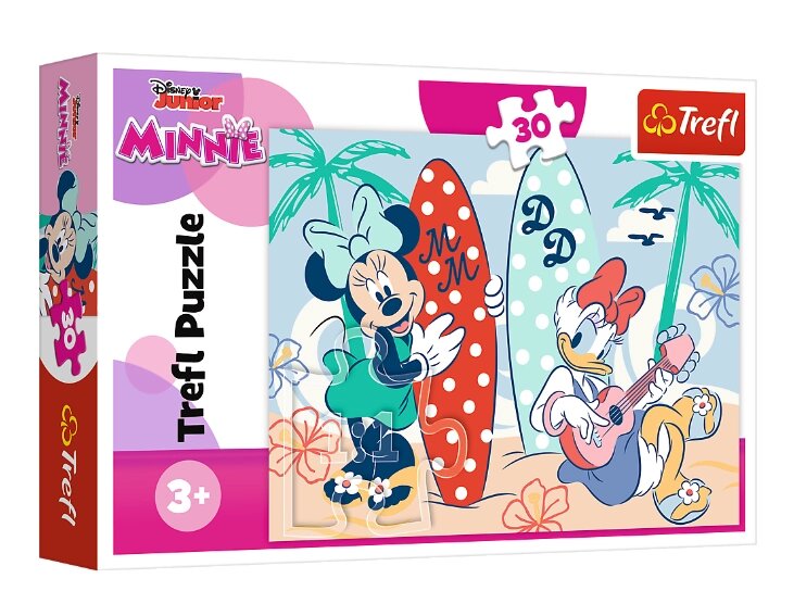 Пазли Барвиста Міні. Дісней. Disney Minnie  (30 ел.) 18302 (Trefl) від компанії Книгарня БУККАФЕ - фото 1