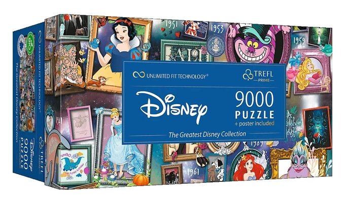 Пазли Безмежна колекція. Найбільша колекція Disney (9000 ел.) 81020 (Trefl) від компанії Книгарня БУККАФЕ - фото 1