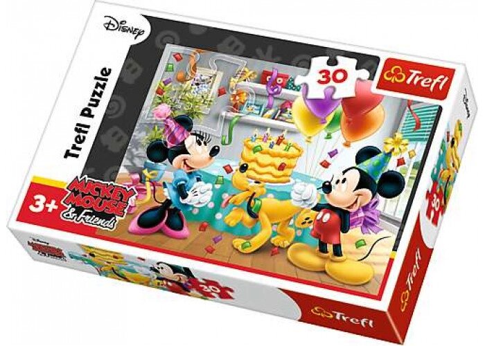 Пазли Міккі Маус та друзі. День народження Мінні. Disney Standard Characters (30 ел.) 18211 (Trefl) від компанії Книгарня БУККАФЕ - фото 1