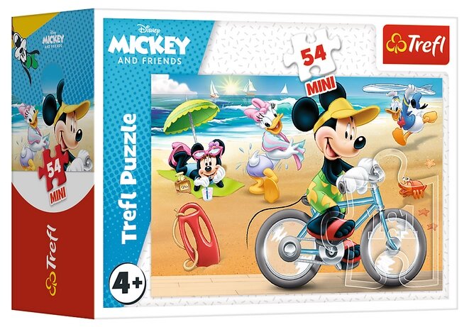 Пазли Mini На велосипеді. Disney Міккі Маус (54 ел.) 19712 (Trefl) від компанії Книгарня БУККАФЕ - фото 1