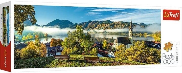 Пазли Panorama - На березі озера Шлірзе, Баварські Альпи, Німеччина (1000 елм.) 29035 (Trefl) від компанії Книгарня БУККАФЕ - фото 1