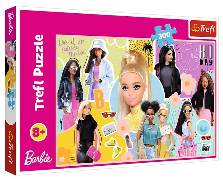 Пазли Твоя улюблена Барбі. Your favorite Barbie. Barbie (300 ел.) 23025 (Trefl) від компанії Книгарня БУККАФЕ - фото 1