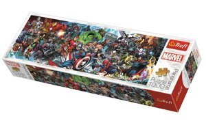 Пазли Panorama. Приєднуйся до Всесвіту Marvel. Disney Marvel (1000 елм.) 29047 (Trefl)