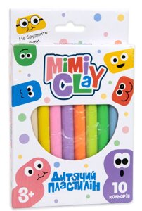 Набір для креативної творчості Mimi clay 10 кольорів 30424 (Strateg)