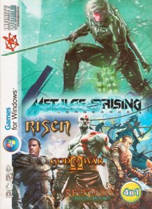 Комп'ютерна гра 4в1: Metal Gear Rising: Risen. God of War II (PC DVD)