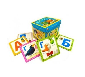 Картки Чарівна скринька: Українська Абетка. 33 картки (Розумна дитина)