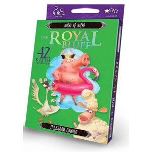 Настільна гра в карти "The Royal Bluff" Підклади свиню RBL-01-02U (Danko Toys) (укр.)