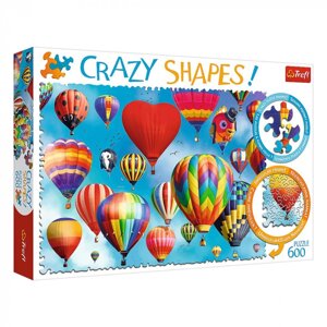 Пазли Crazy Shapes - Кольорові повітряні кулі (600 елм.) 11112 (Trefl)